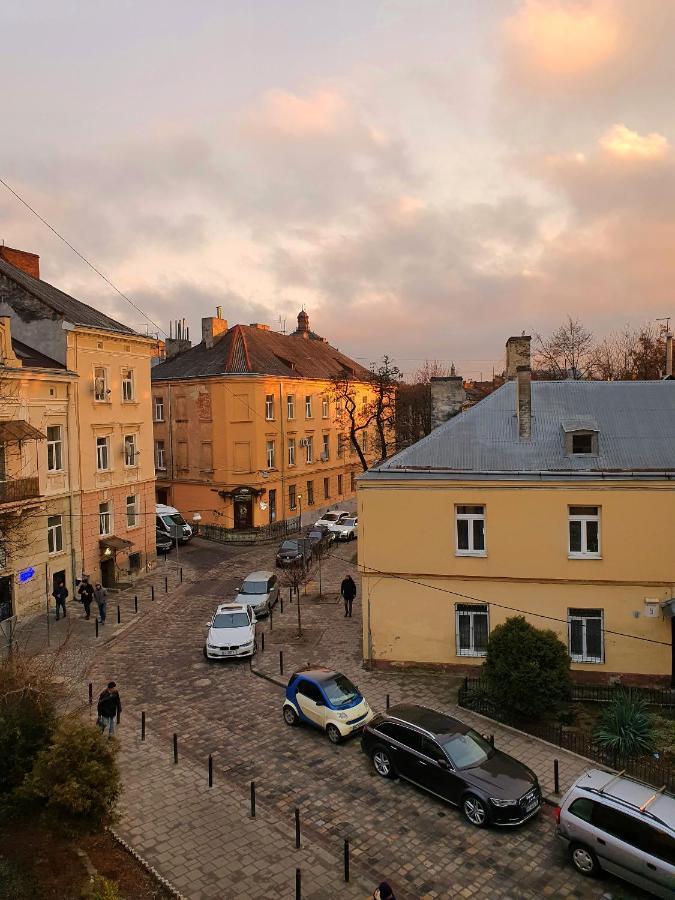 Homey Apartment On Vicheva Str. Lviv Kültér fotó