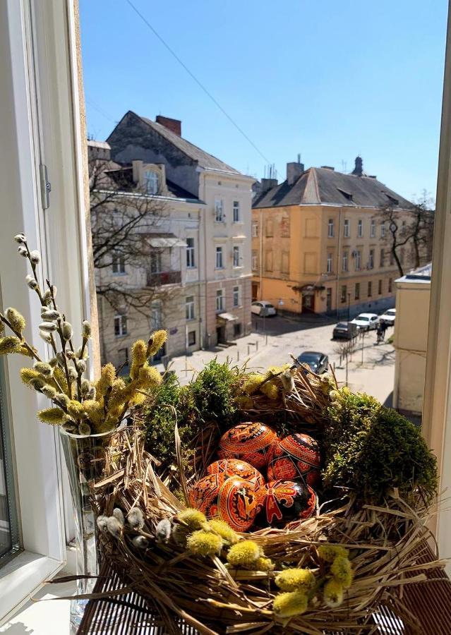 Homey Apartment On Vicheva Str. Lviv Kültér fotó